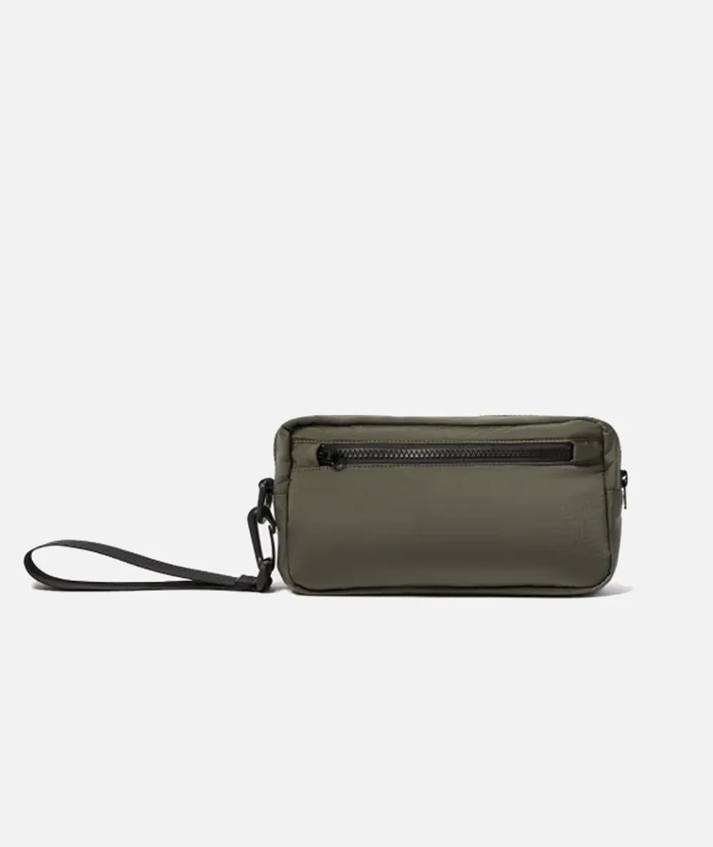 STONE ISLAND--Borsa pochette con tracolla ad anello regolabile
