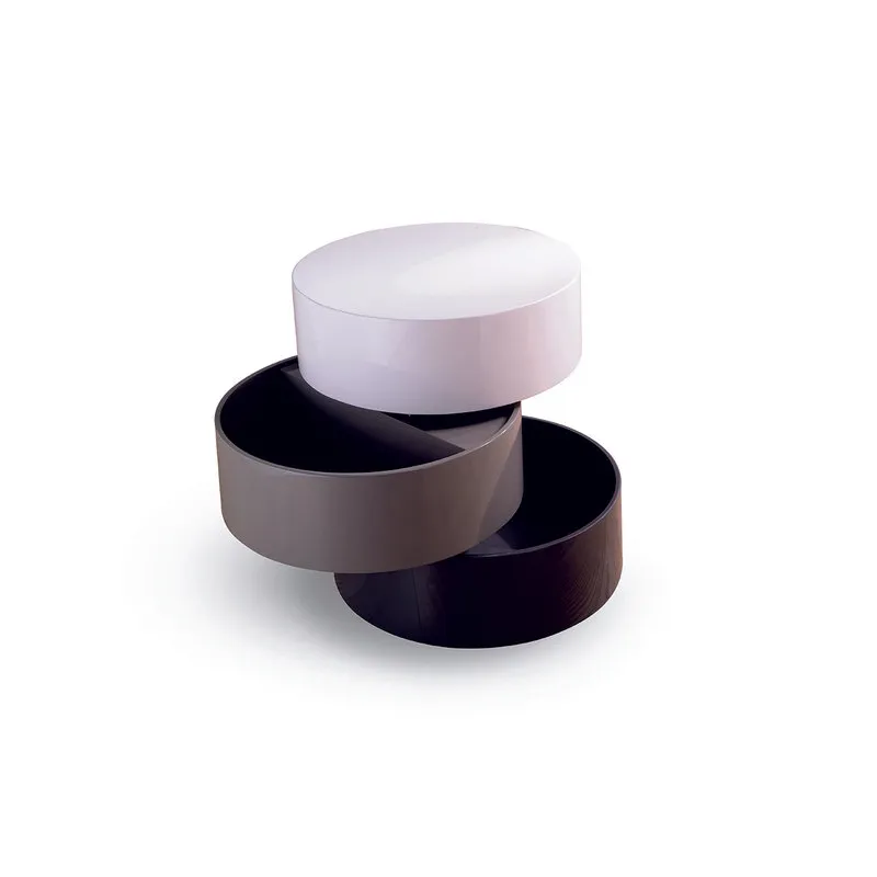 Stones Tavolino (50 x 50 x 32h), bianco