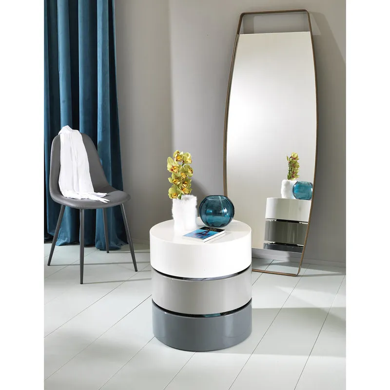 Stones Tavolino (50 x 50 x 32h), bianco