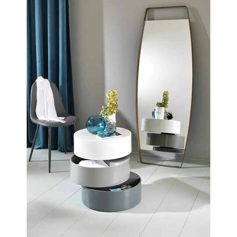 Stones Tavolino (50 x 50 x 32h), bianco