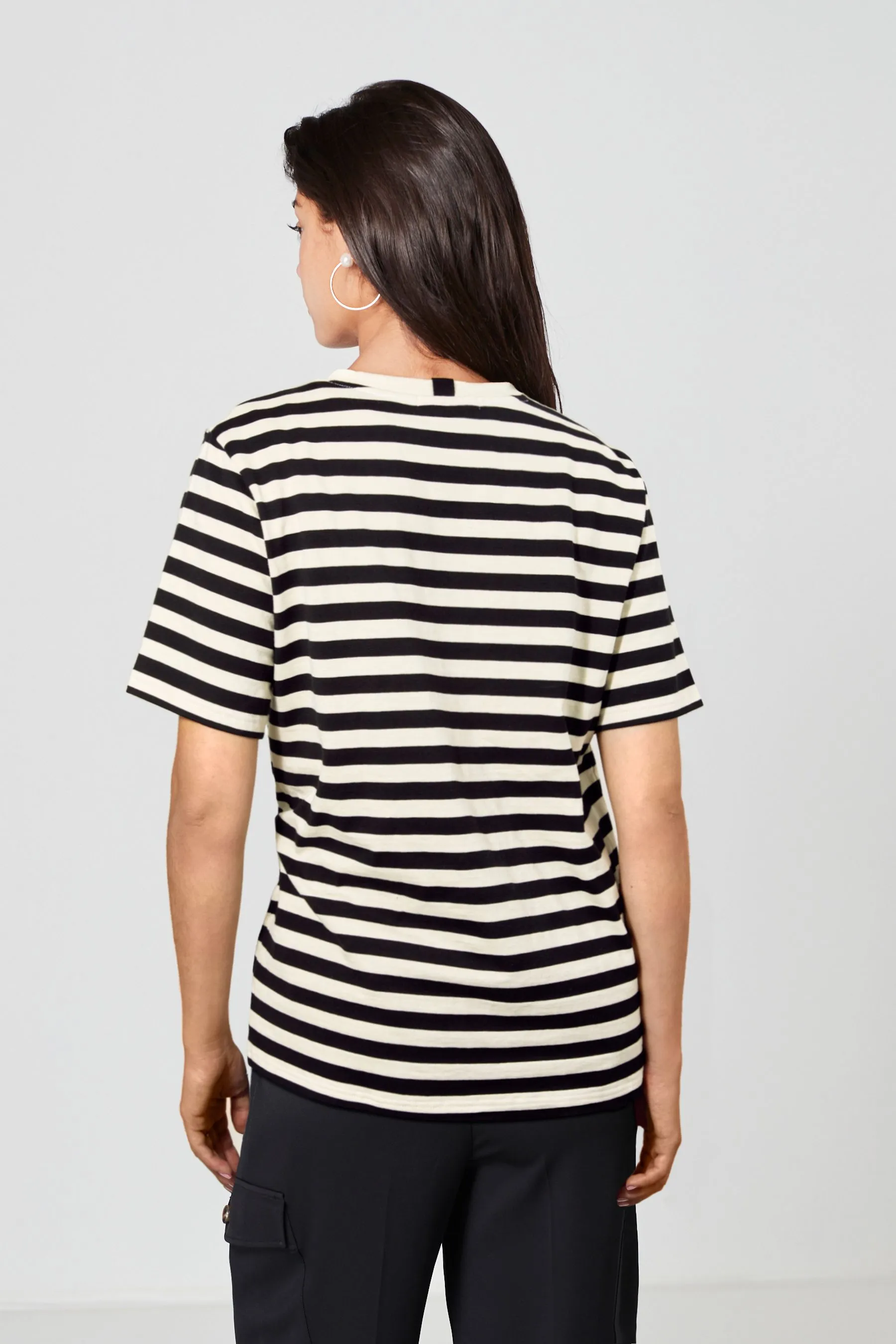T-shirt con Manica corta Girocollo pesante    