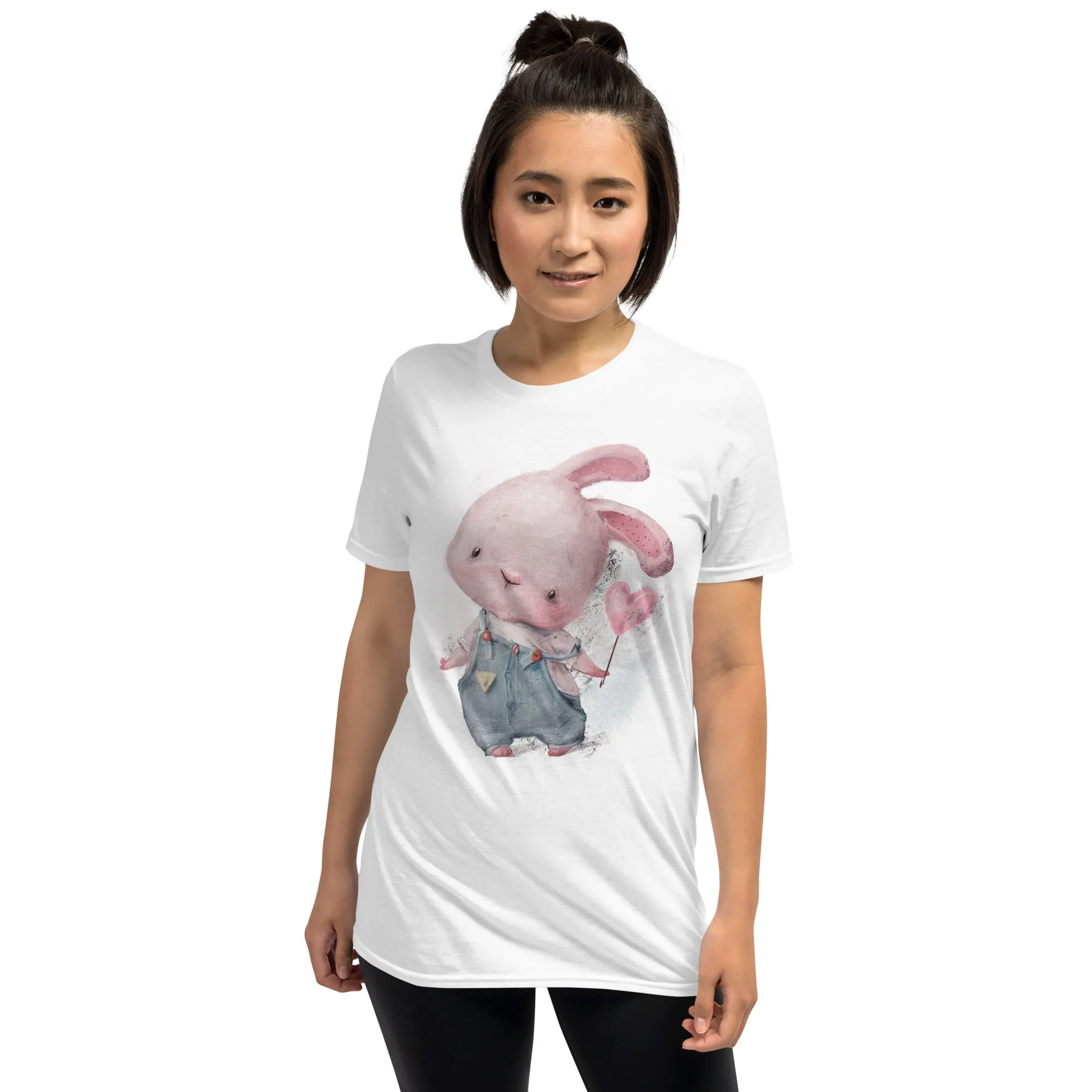 T-shirt unisex con coniglietto