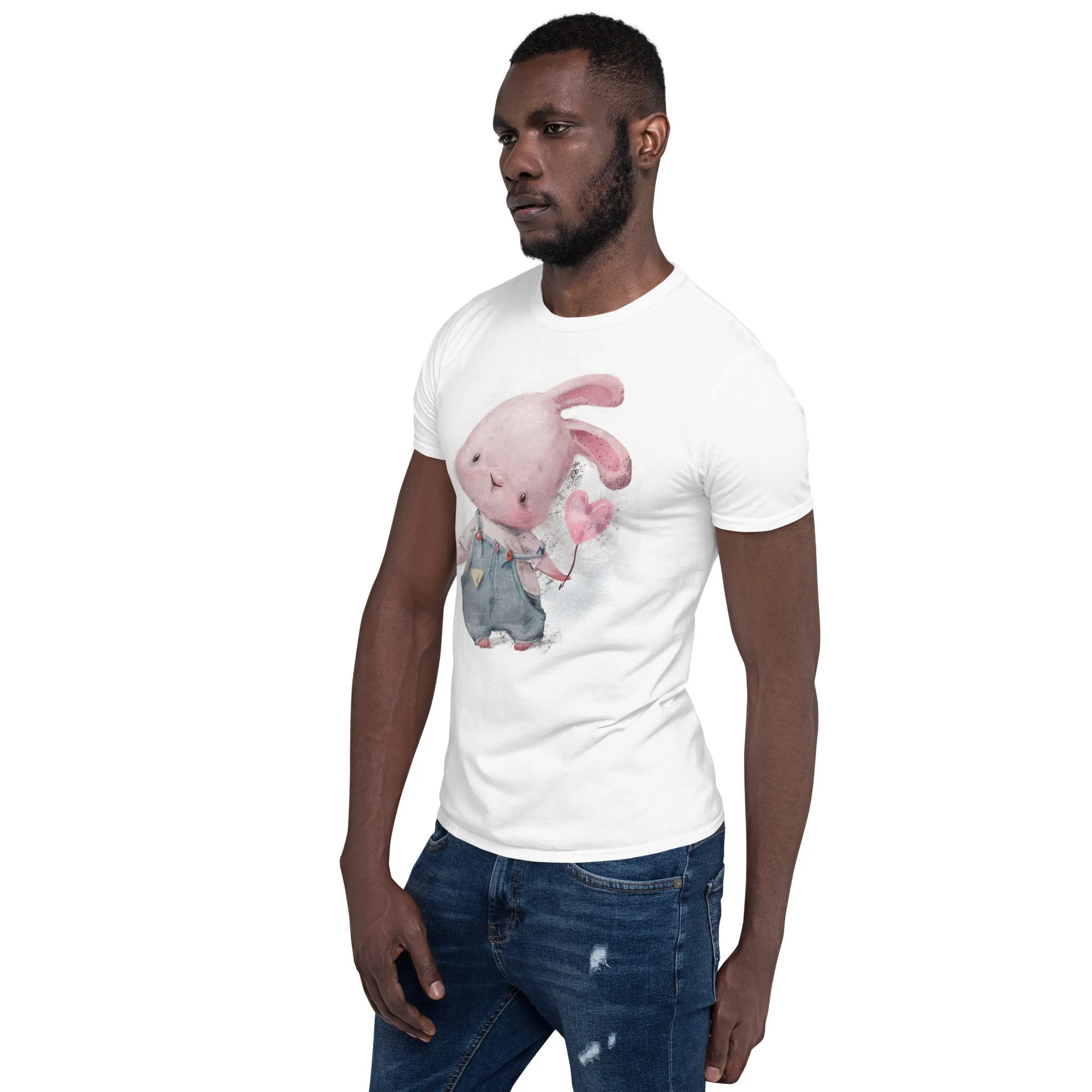 T-shirt unisex con coniglietto