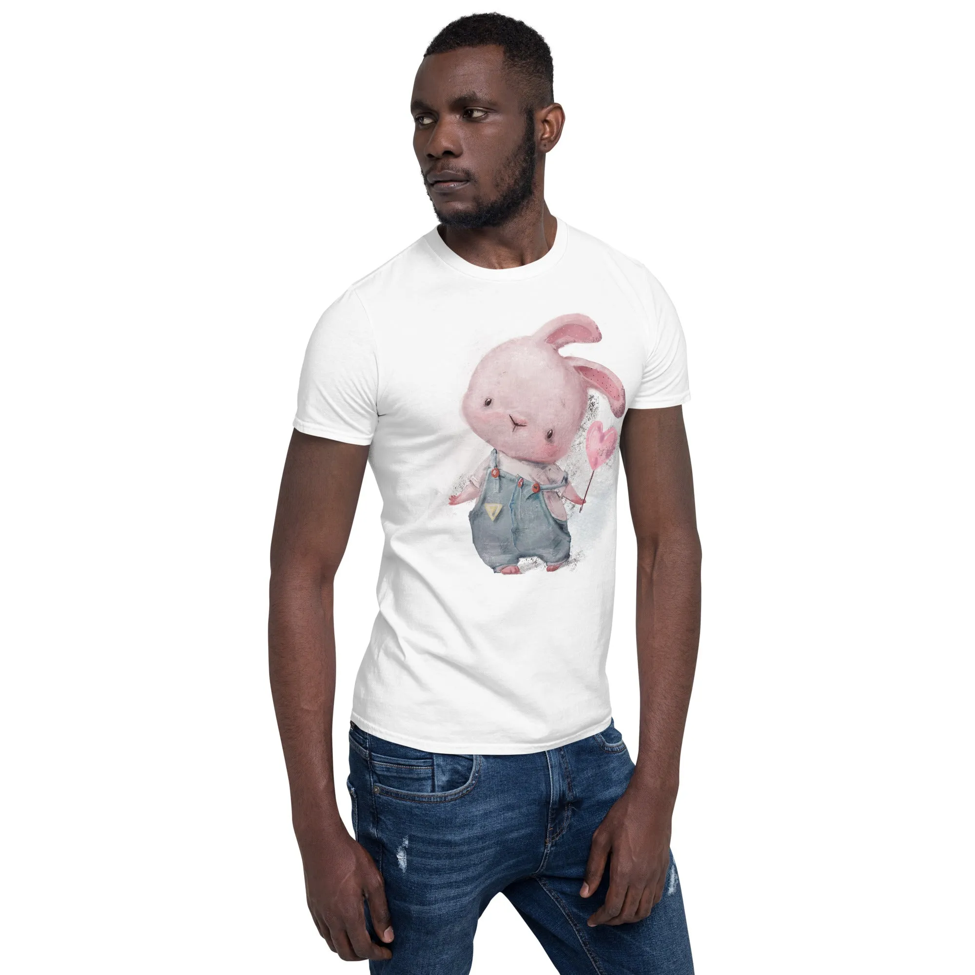 T-shirt unisex con coniglietto