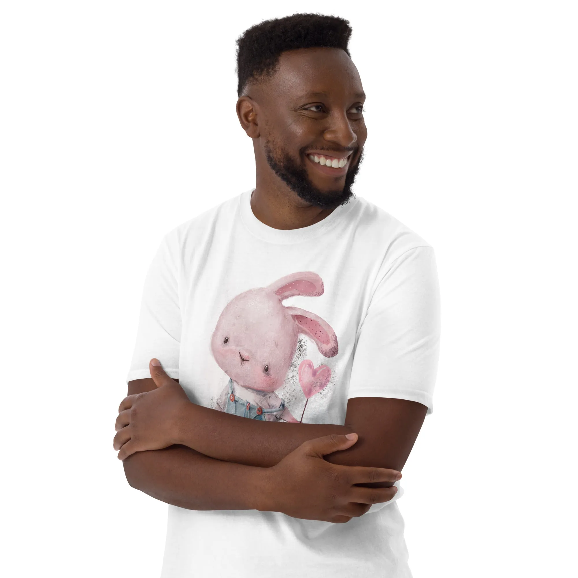 T-shirt unisex con coniglietto