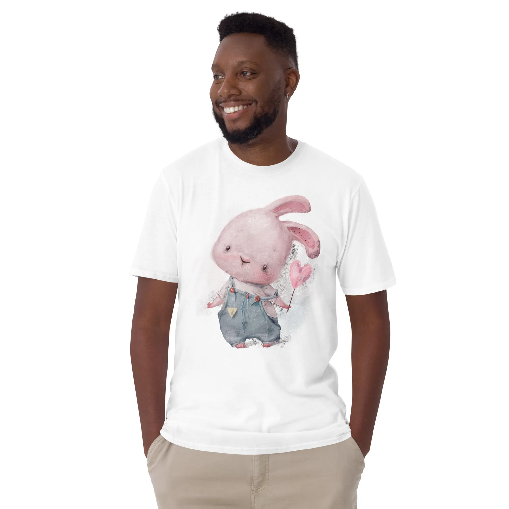 T-shirt unisex con coniglietto