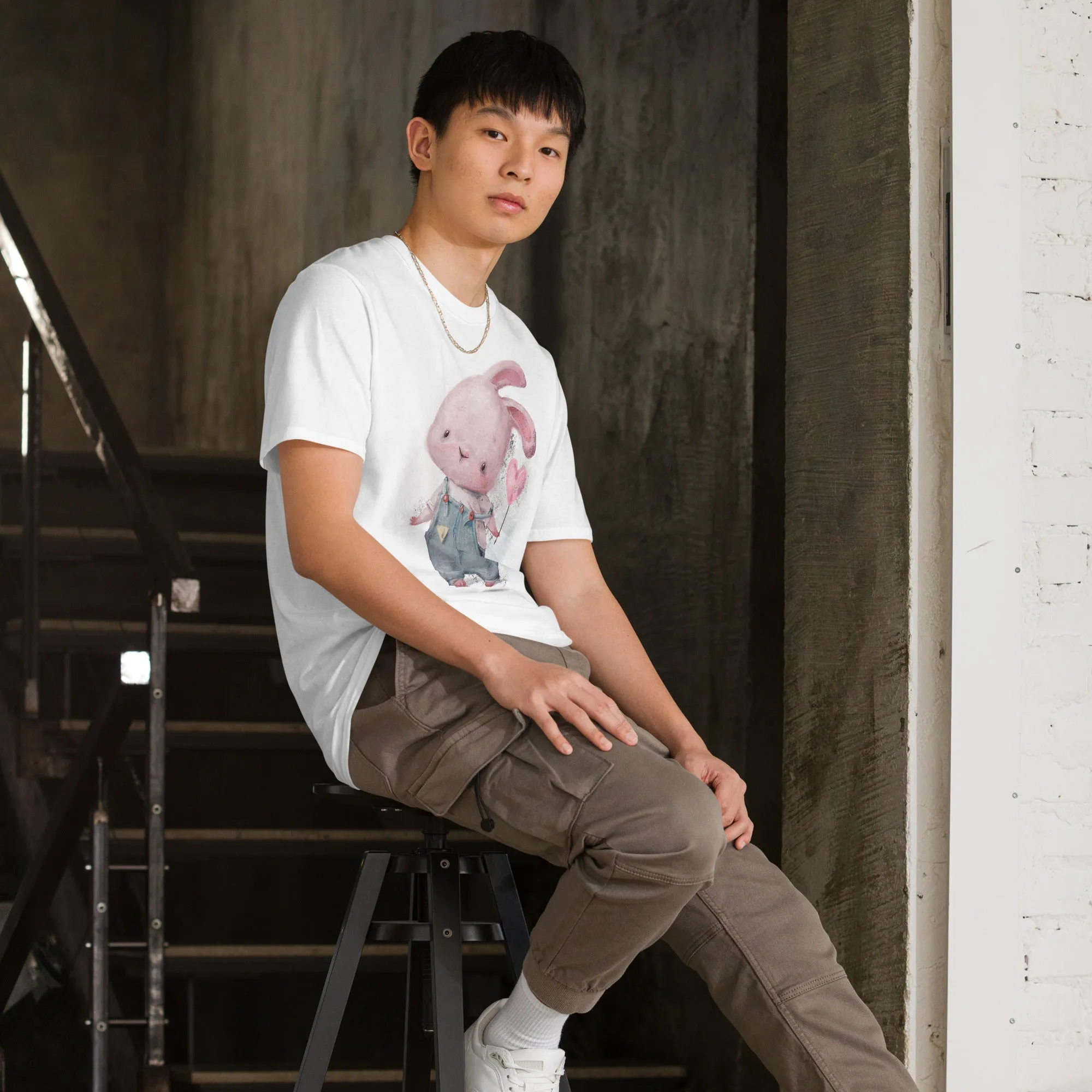 T-shirt unisex con coniglietto