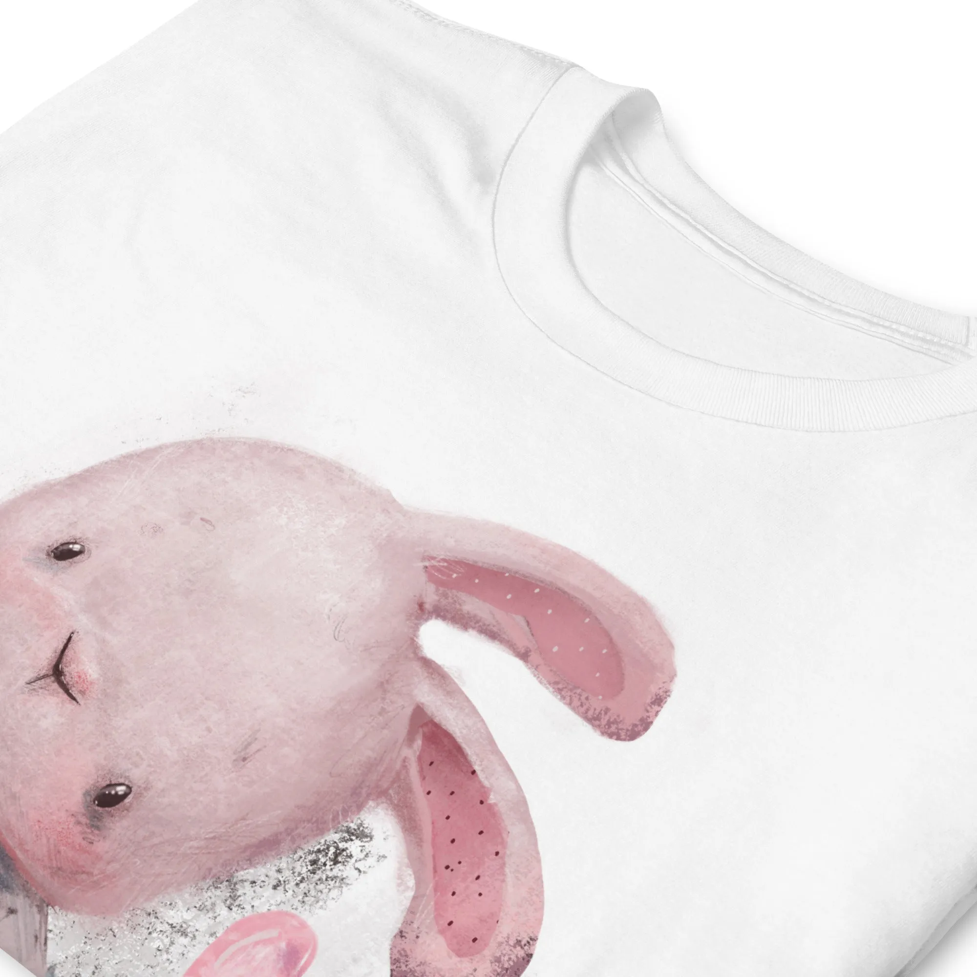 T-shirt unisex con coniglietto