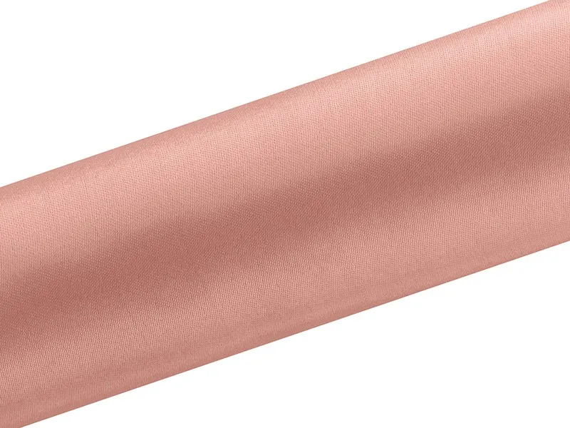 Tessuto raso satinato corallo 9m x 16cm