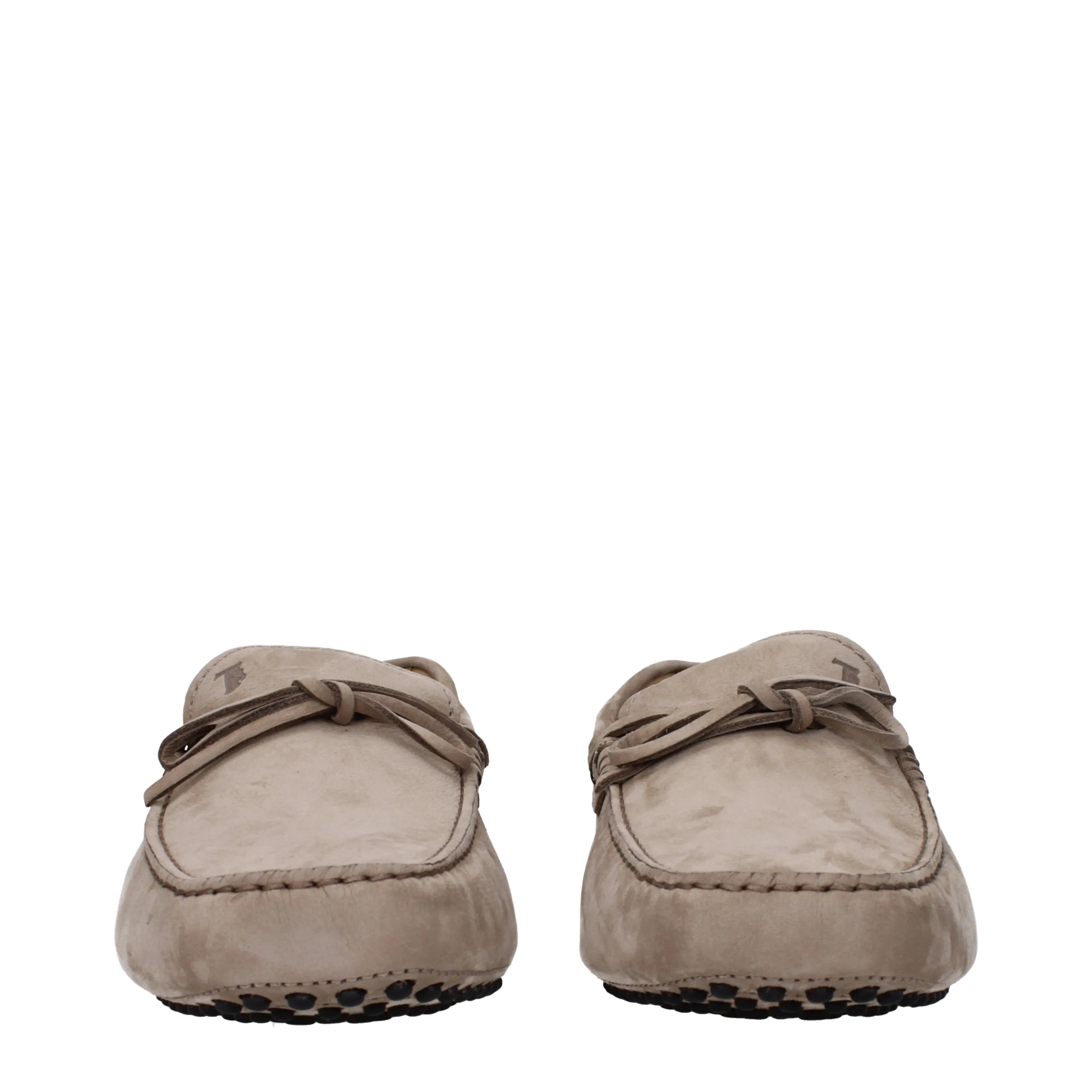 Tod's Mocassini Uomo Camoscio Beige/Creta
