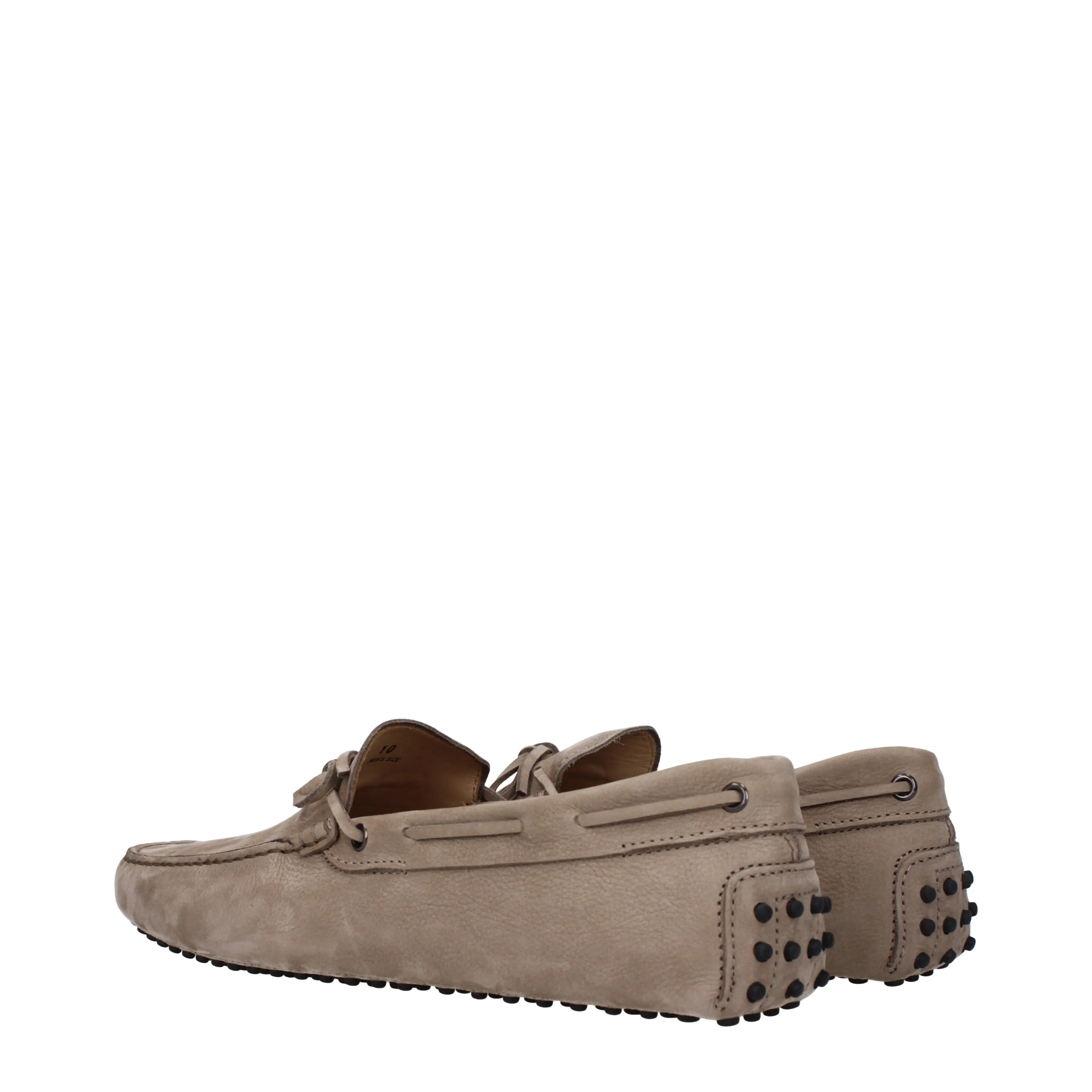 Tod's Mocassini Uomo Camoscio Beige/Creta