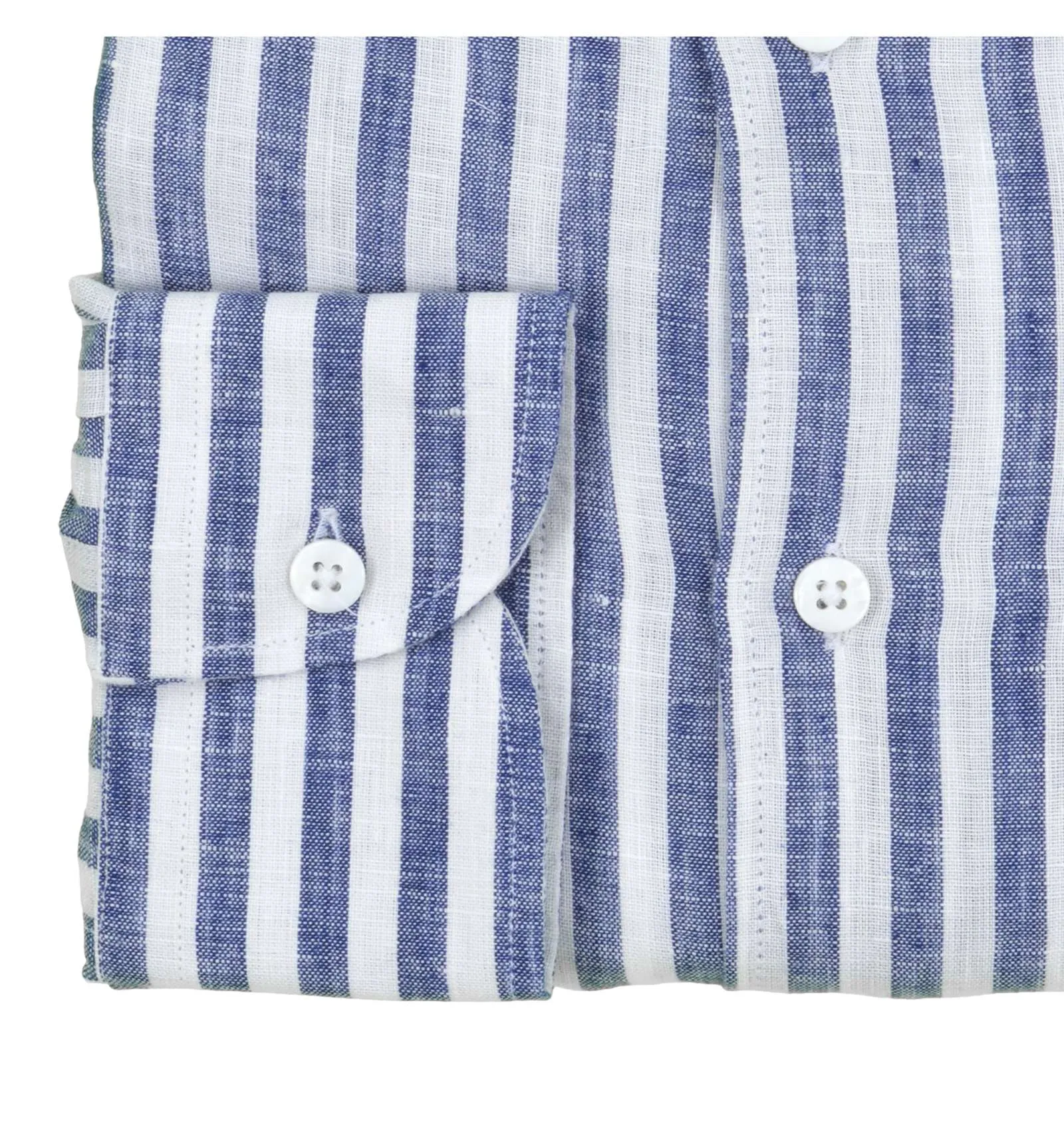 TOGATI uomo camicia lino fantasia righe blu bianco ROBY RO46/05
