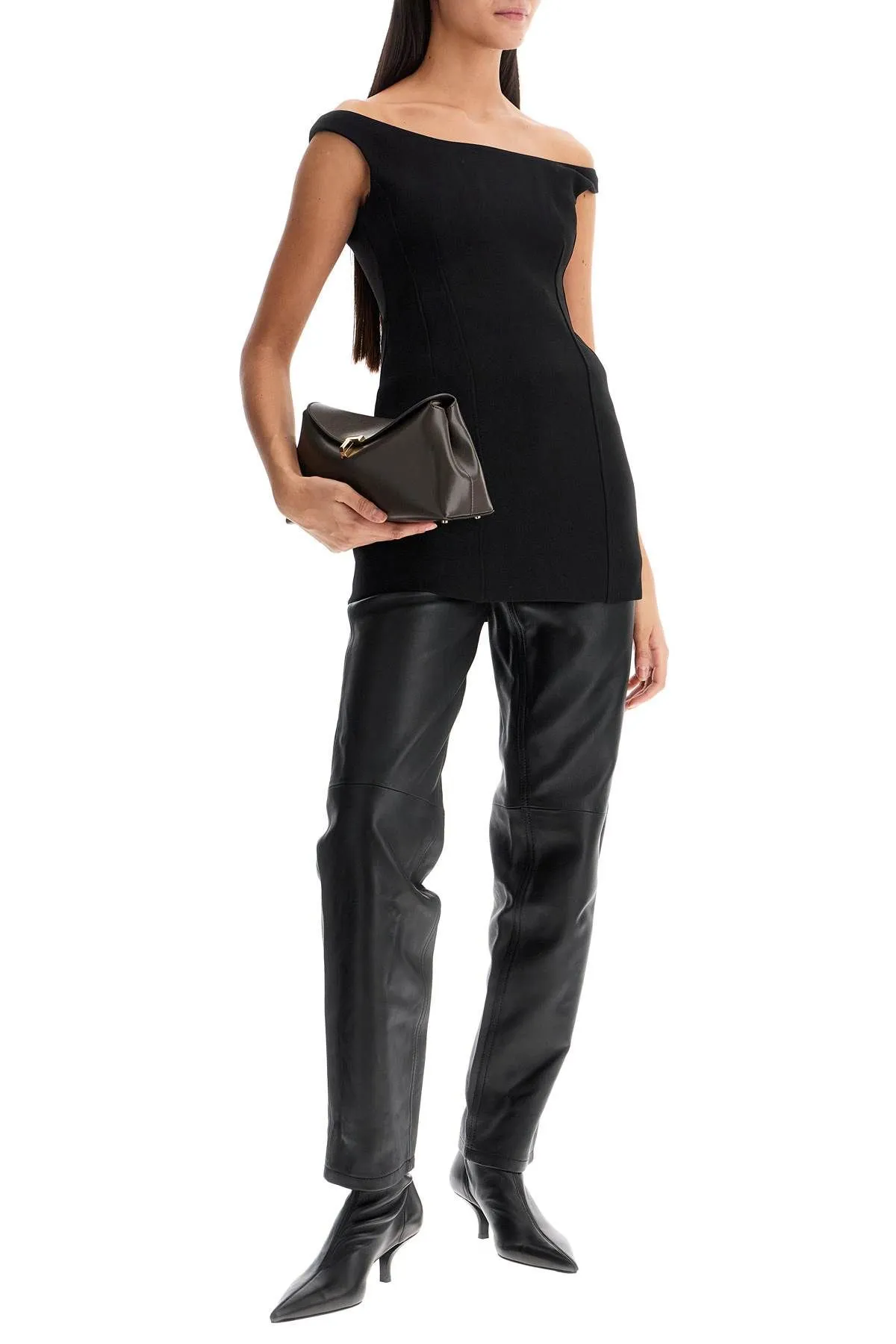 Top lungo off-shoulder