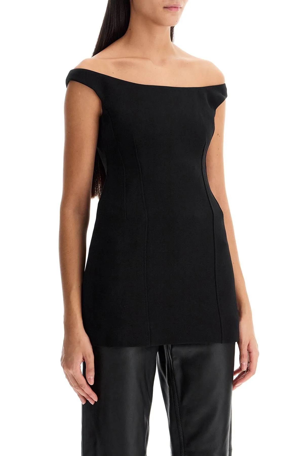 Top lungo off-shoulder