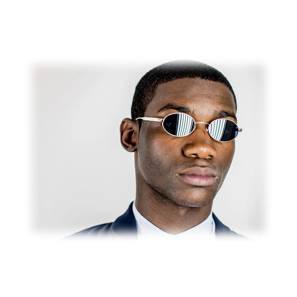 Versace - Occhiale da Sole Versace V-Matrix - Blu - Occhiali da Sole - Versace Eyewear