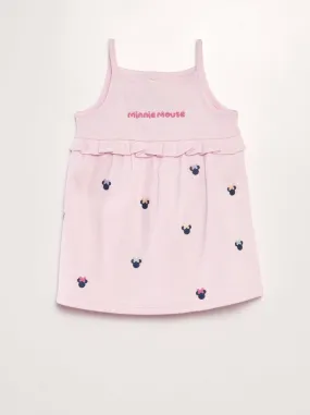 Vestito a coste 'Disney' con spalline sottili 'Minnie' - ROSA
