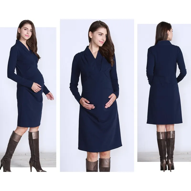 Vestito premaman e allattamento a maniche lunghe