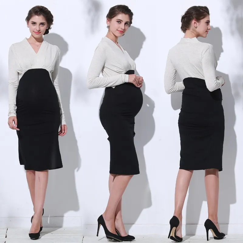 Vestito premaman e allattamento a maniche lunghe