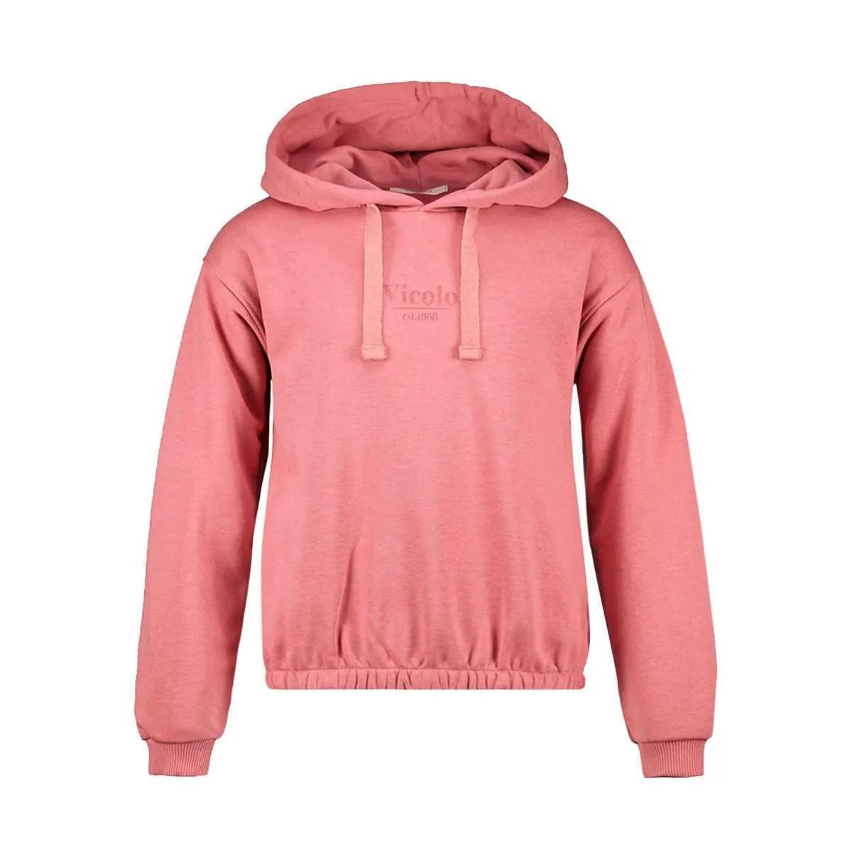      VICOLO FELPA CON CAPPUCCIO ELASTICO IN VITA BAMBINA  