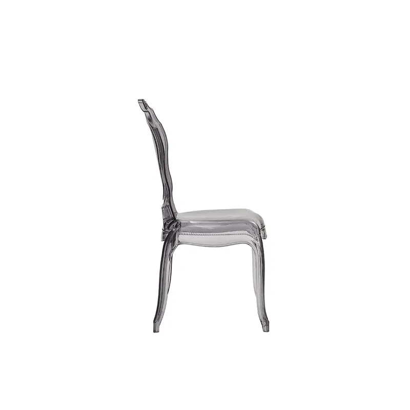 Zanini design Set 4 sedie VIENNA trasparente fumè