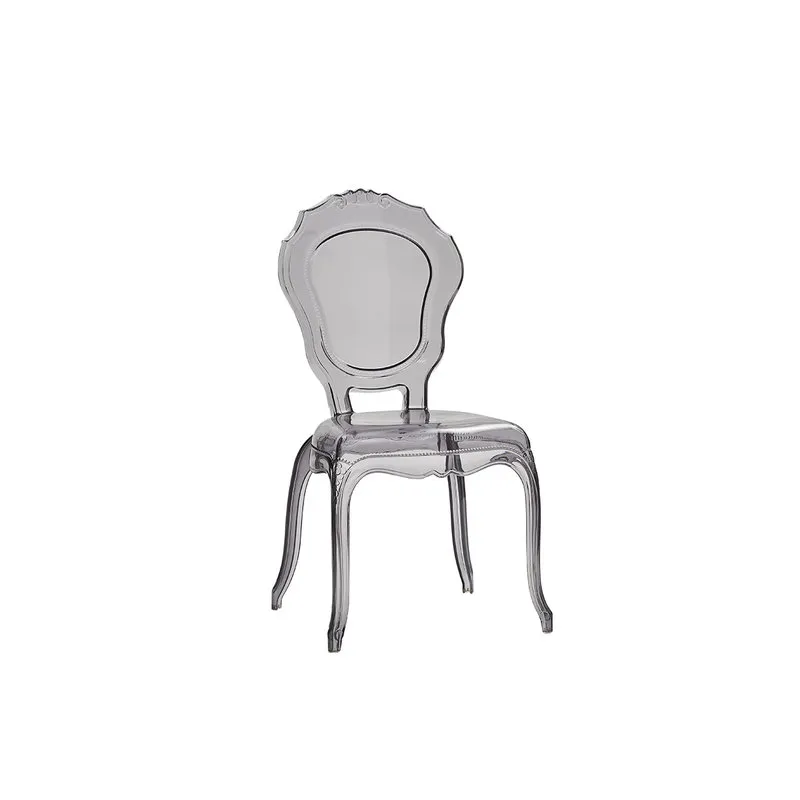 Zanini design Set 4 sedie VIENNA trasparente fumè