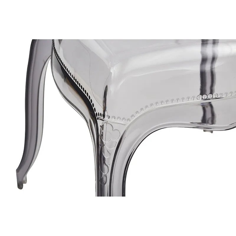 Zanini design Set 4 sedie VIENNA trasparente fumè